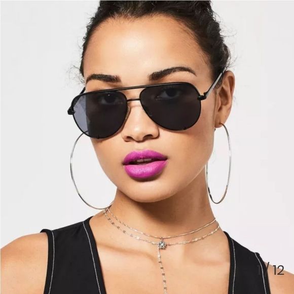 NWT 0VERSIZED PILOT AVIATOR SUNGLASSES 🕶 UNISEX W CASE 👀UNISEX - Picture 8 of 10